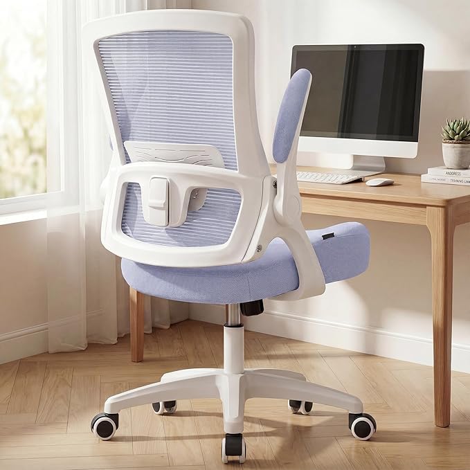NEO CHAIR High-Back Ergonomic Mesh Office Chair with Flip-Up Arms – Black