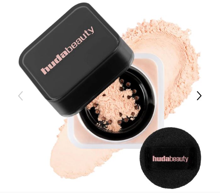 HUDA BEAUTY Mini Easy Bake Brightening & Setting Powder – more benefit-focused