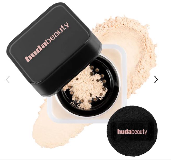 HUDA BEAUTY Mini Easy Bake Brightening & Setting Powder – more benefit-focused