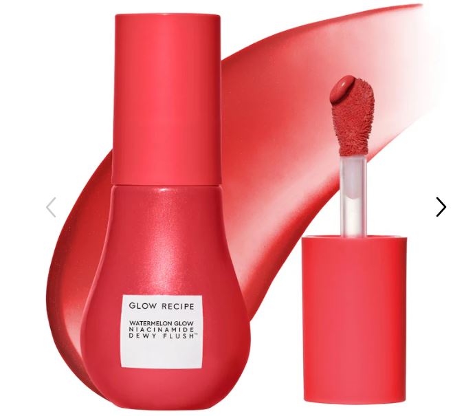 Glow Recipe Watermelon Glow Niacinamide Dewy Flush Brightening Serum Blush for Radiant, Hydrated Skin