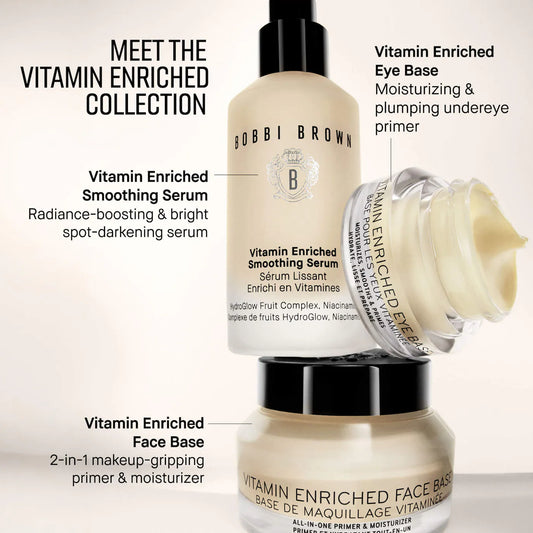 **Bobbi Brown Vitamin Enriched Face Base – Moisturizer & Primer with Vitamin C + Hyaluronic Acid**