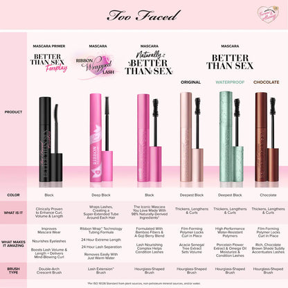 Too Faced  Better Than Sex Volumizing & Lengthening Mascara