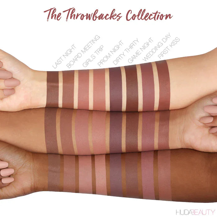 HUDA BEAUTY  Power Bullet Matte Lipstick - Throwback Collection