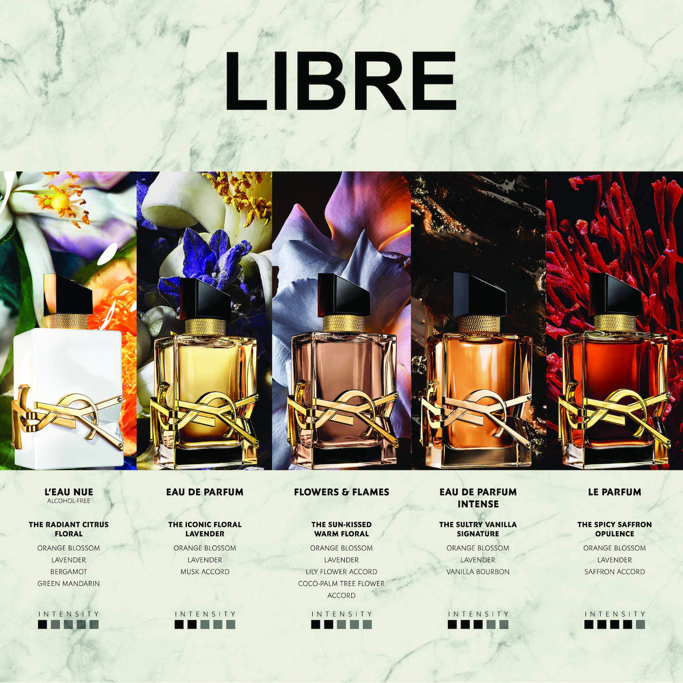 Yves Saint Laurent  Libre Eau De Parfum with Orange Blossom & Lavender