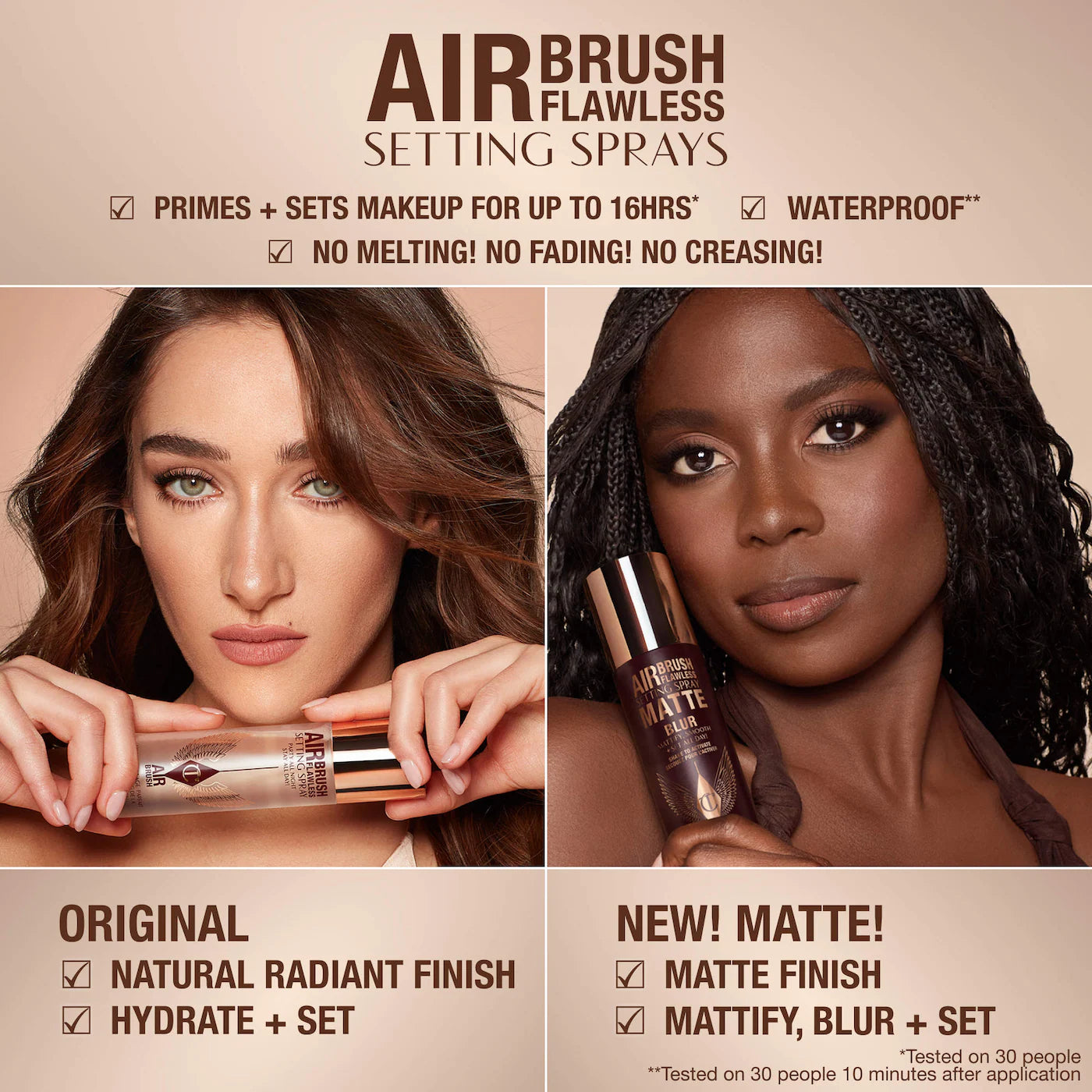 Charlotte Tilbury Airbrush Flawless Waterproof Setting Spray – Hydrating Makeup Fixer