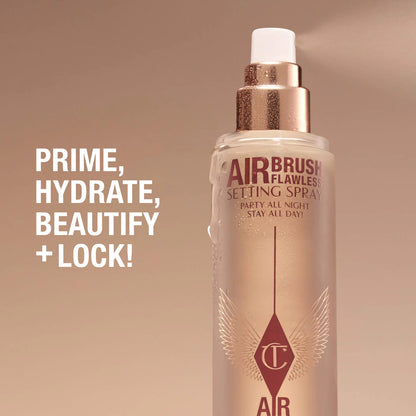 Charlotte Tilbury Airbrush Flawless Waterproof Setting Spray – Hydrating Makeup Fixer