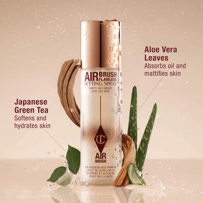 Charlotte Tilbury Airbrush Flawless Waterproof Setting Spray – Hydrating Makeup Fixer