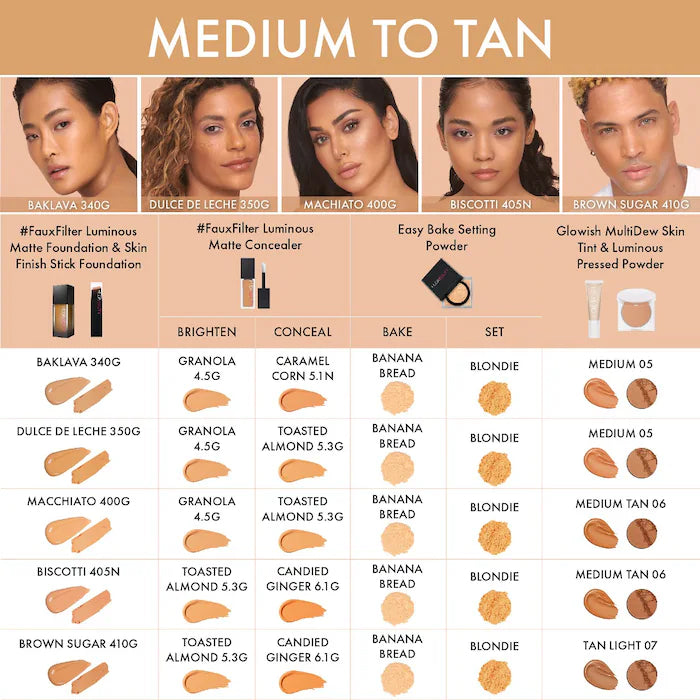 HUDA BEAUTY  #FauxFilter Luminous Matte Foundation