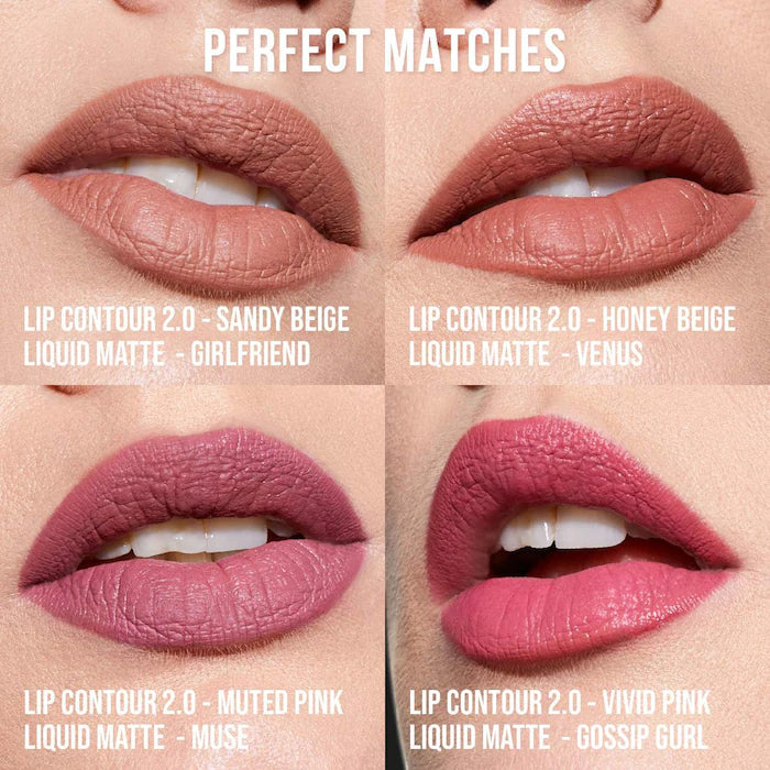 HUDA BEAUTY  Lip Contour 2.0 Automatic Matte Lip Pencil