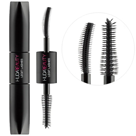 HUDA BEAUTY  Mini LEGIT LASHES Double-Ended Volumizing and Lengthening Mascara