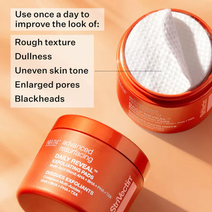 StriVectin  Daily Reveal ™ Exfoliating Face Pads with AHA + BHA + PHA + TXA
