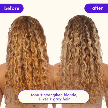 amika  Bust Your Brass Cool Blonde Strength Repair Shampoo