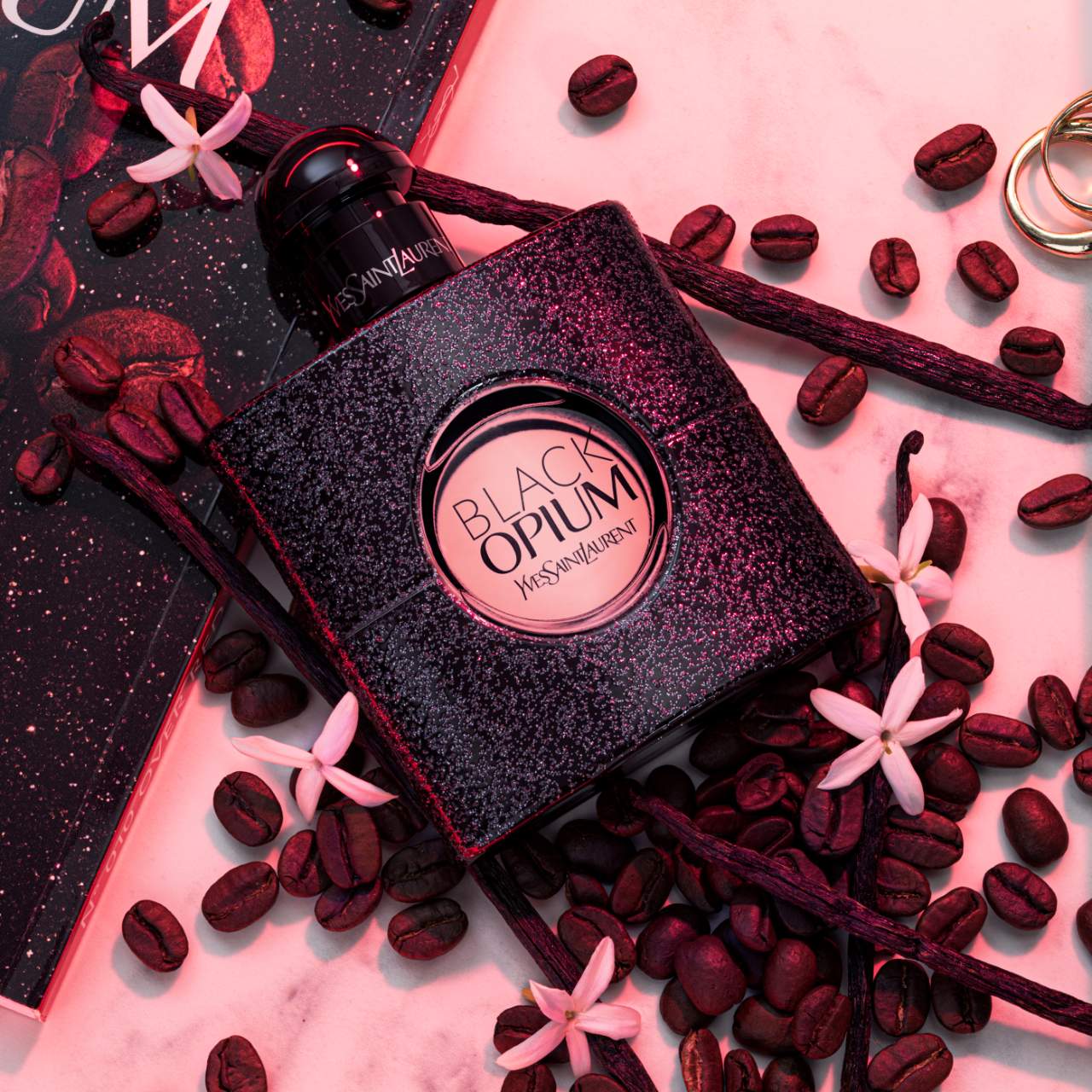 Yves Saint Laurent  Black Opium Eau de Parfum with Coffee & White Flowers