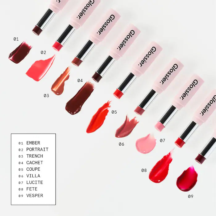 Glossier  Ultralip High Shine Lipstick with Hyaluronic Acid