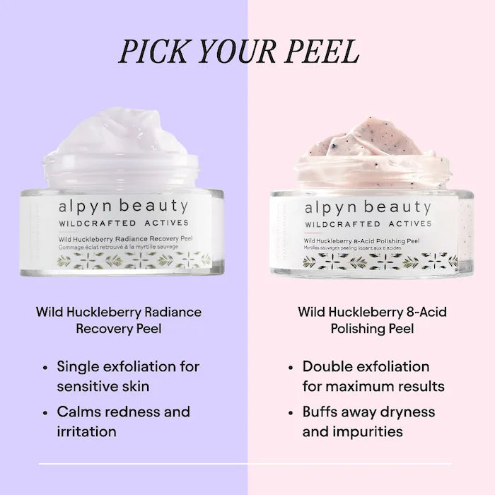 ALPYN  Polishing Peel & Brightening Face Mask with 8 Acids & Huckleberry