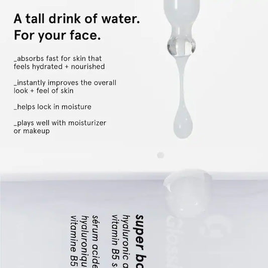 Glossier  Super Bounce Hyaluronic Acid + Vitamin B5 Hydrating Face Serum