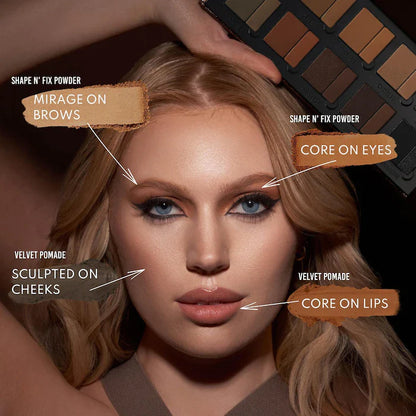 Danessa Myricks Beauty  Groundwork: Defining Neutrals - Palette For Eyes, Brows, Face & Lips