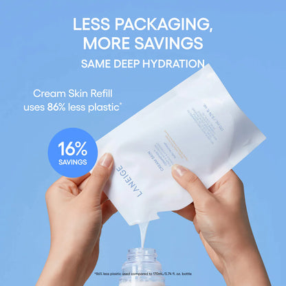LANEIGE  Cream Skin Milky Toner with Ceramides & Peptides for Nourishing Hydration