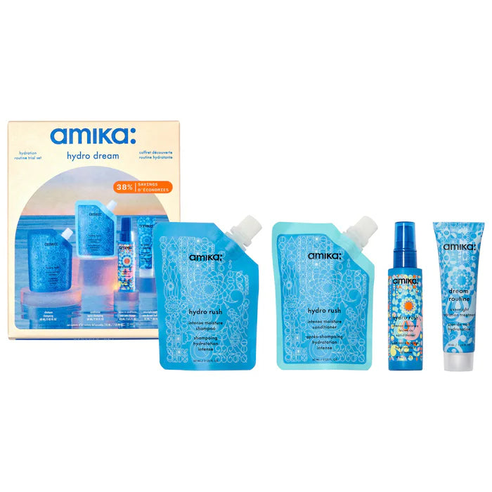 amika  Mini Hydro Rush Shampoo & Conditioner Set