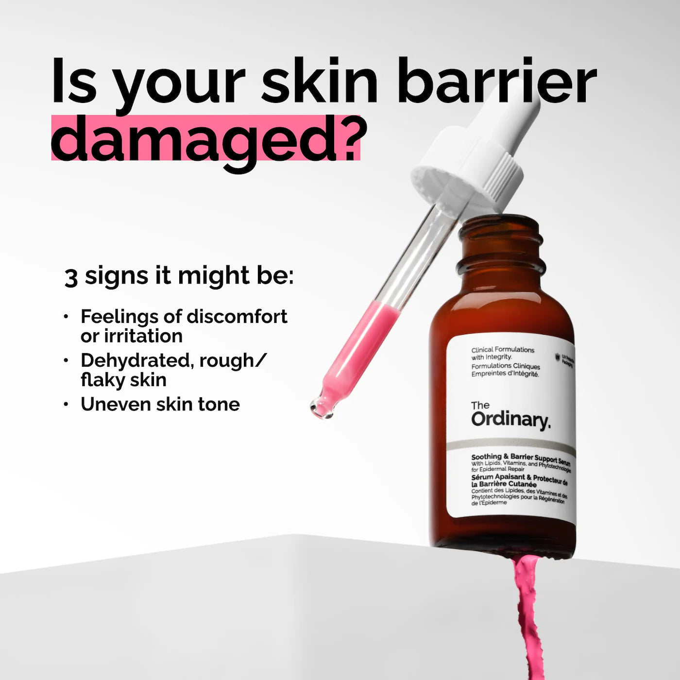 The Ordinary  Soothing & Barrier Support Serum for Sensitive Skin Hydration