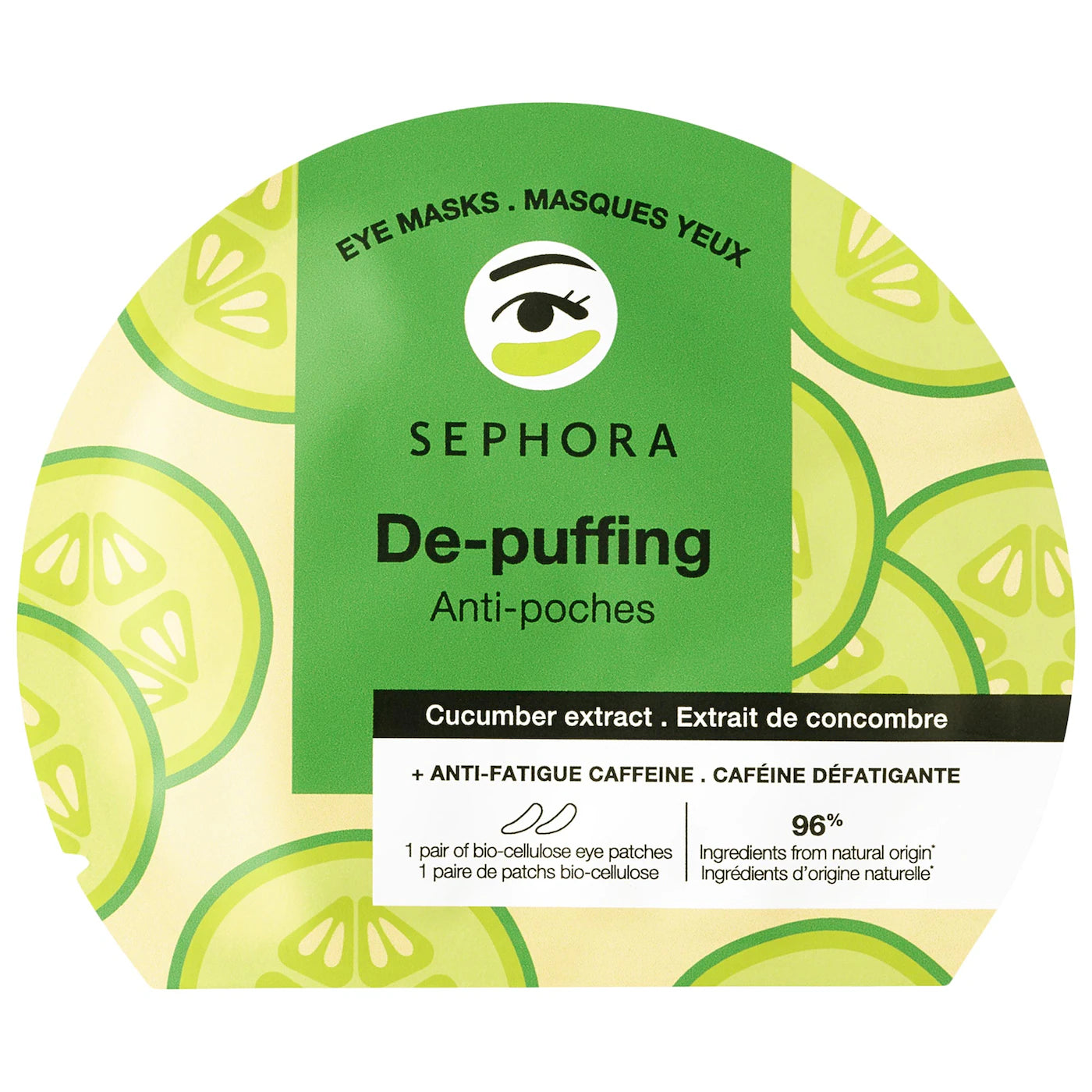 **SEPHORA COLLECTION Caffeine Eye Mask Patches – De-Puffing & Dark Circle Care**