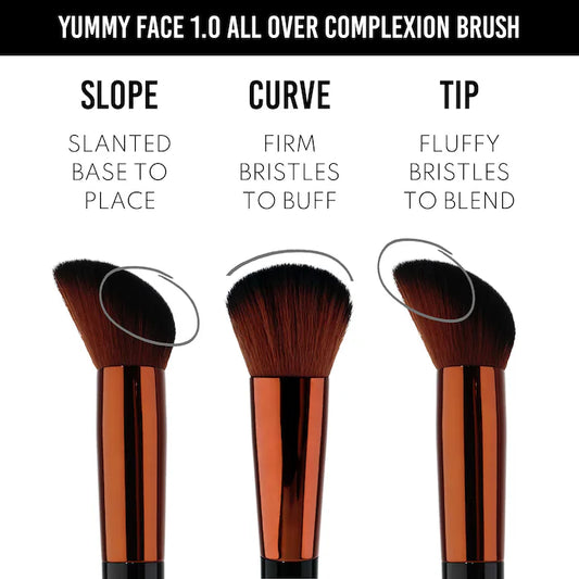 Danessa Myricks Beauty  Yummy Face 1.0 All Over Complexion Brush - For Foundation, Blush, Bronzer & Powder