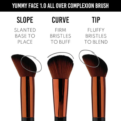 Danessa Myricks Beauty  Yummy Face 1.0 All Over Complexion Brush - For Foundation, Blush, Bronzer & Powder