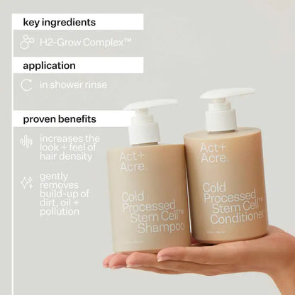 Act+Acre  Stem Cell Shampoo For Thicker+ Fuller-Looking Hair