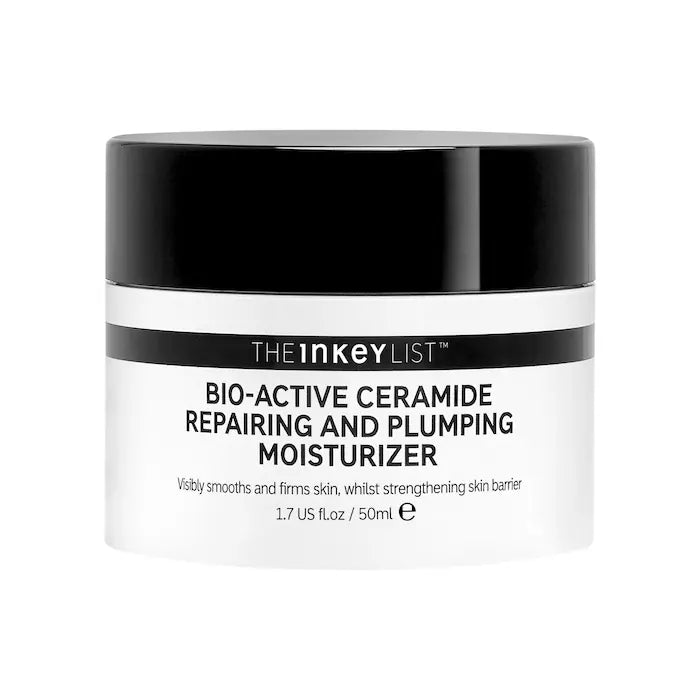 The INKEY List  Bio-Active Ceramide Repairing and Plumping Moisturizer + Barrier Strengthening