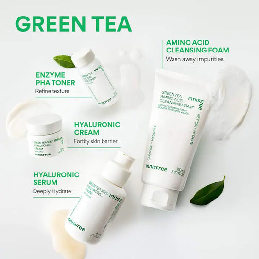 innisfree  Green Tea Hydration Heroes with Hyaluronic Acid