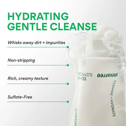 innisfree  Sulfate-Free Green Tea Amino Acid Cleansing Foam