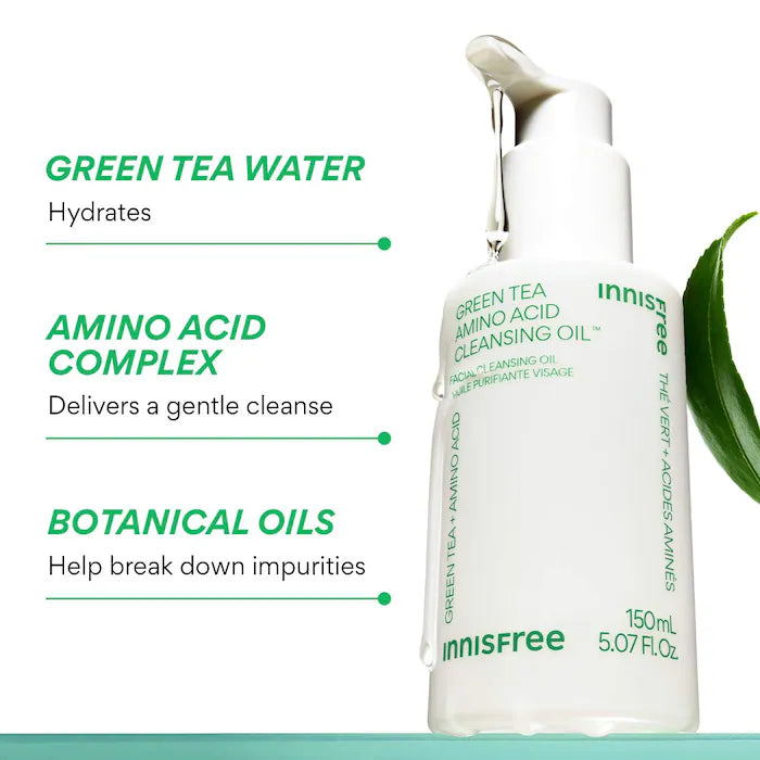 innisfree  Hydrating Green Tea Amino Acid Cleansing Oil
