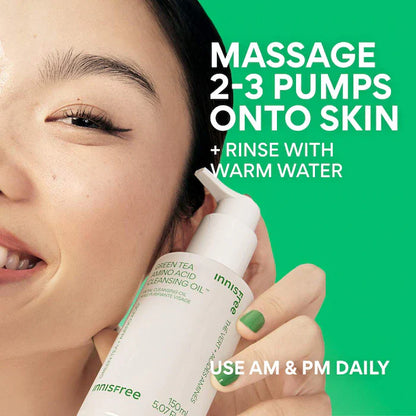 innisfree  Hydrating Green Tea Amino Acid Cleansing Oil