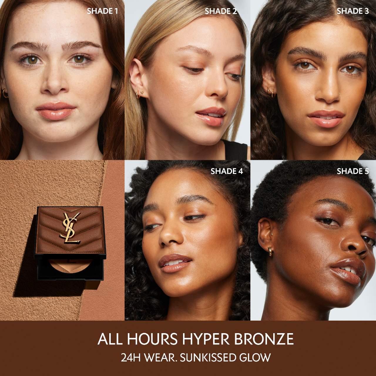 **Yves Saint Laurent All Hours Hyper Sunkissed Glow Bronzer Powder**