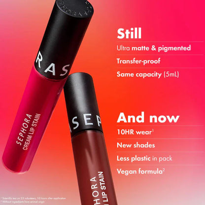 SEPHORA COLLECTION  Cream Lip Stain 10HR Liquid Lipstick