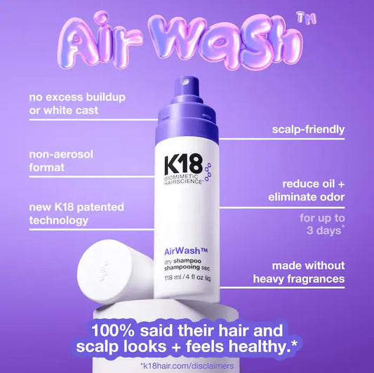 K18 Biomimetic Hairscience  AirWash™ Dry Shampoo