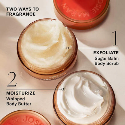 Josie Maran  Vanilla Vibezzz - Whipped Argan Oil Refillable Firming Body Butter Jar