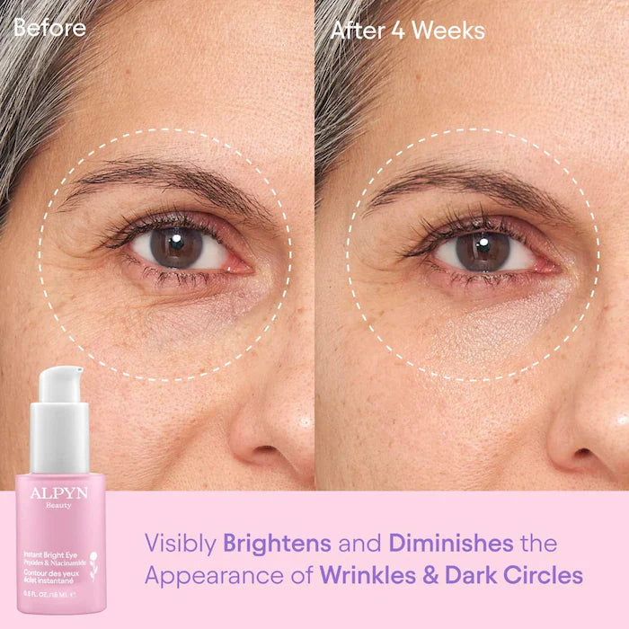 ALPYN  Instant Bright Eye Dark Circle Firming Cream with Niacinamide & Peptides