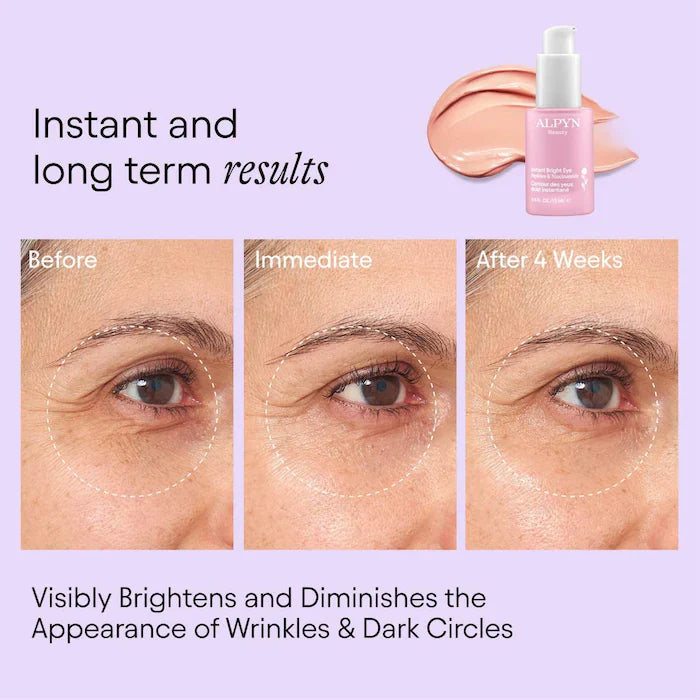 ALPYN  Instant Bright Eye Dark Circle Firming Cream with Niacinamide & Peptides