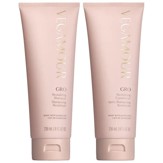 Vegamour  GRO Revitalizing Shampoo and Conditioner Set for Thinning Hair