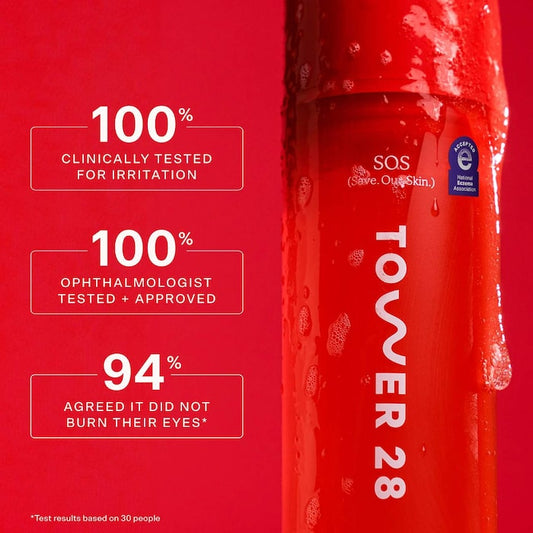 Tower 28 Beauty  SOS Gentle Hydrating Gel Cleanser + Makeup Remover