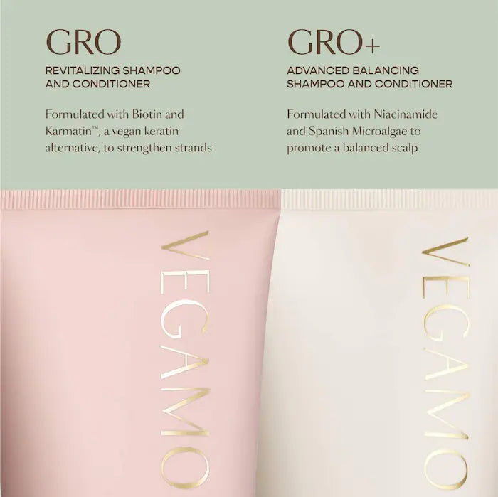 Vegamour  GRO+ Advanced Balancing Shampoo and Conditioner Set for Severe Signs of Thinning