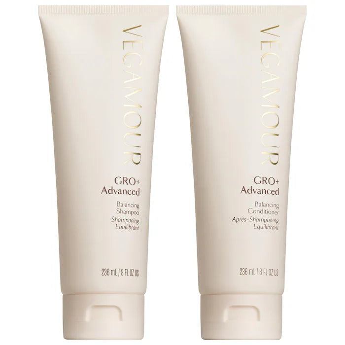 Vegamour  GRO+ Advanced Balancing Shampoo and Conditioner Set for Severe Signs of Thinning