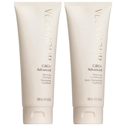Vegamour  GRO+ Advanced Balancing Shampoo and Conditioner Set for Severe Signs of Thinning