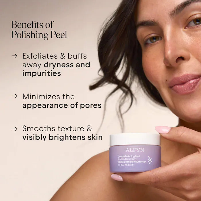ALPYN  Polishing Peel & Brightening Face Mask with 8 Acids & Huckleberry