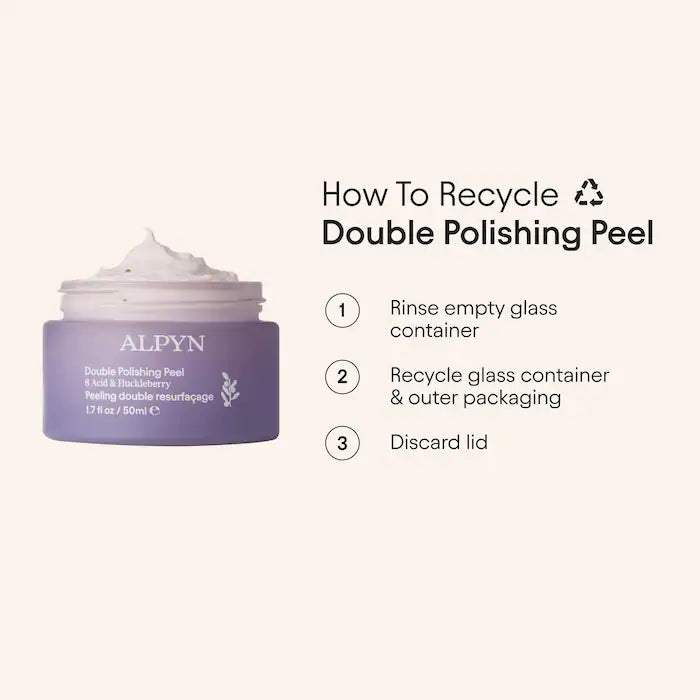 ALPYN  Polishing Peel & Brightening Face Mask with 8 Acids & Huckleberry