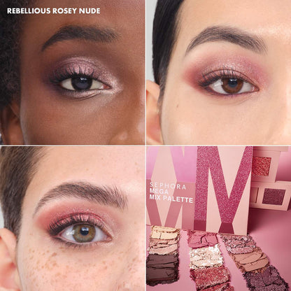 **SEPHORA COLLECTION Mega Mix Eyeshadow Palette – Multi-Finish Color Palette**