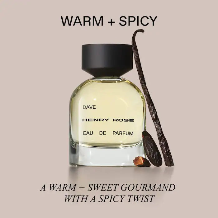 Henry Rose  Dave Eau De Parfum with Vanilla + Tonka Bean