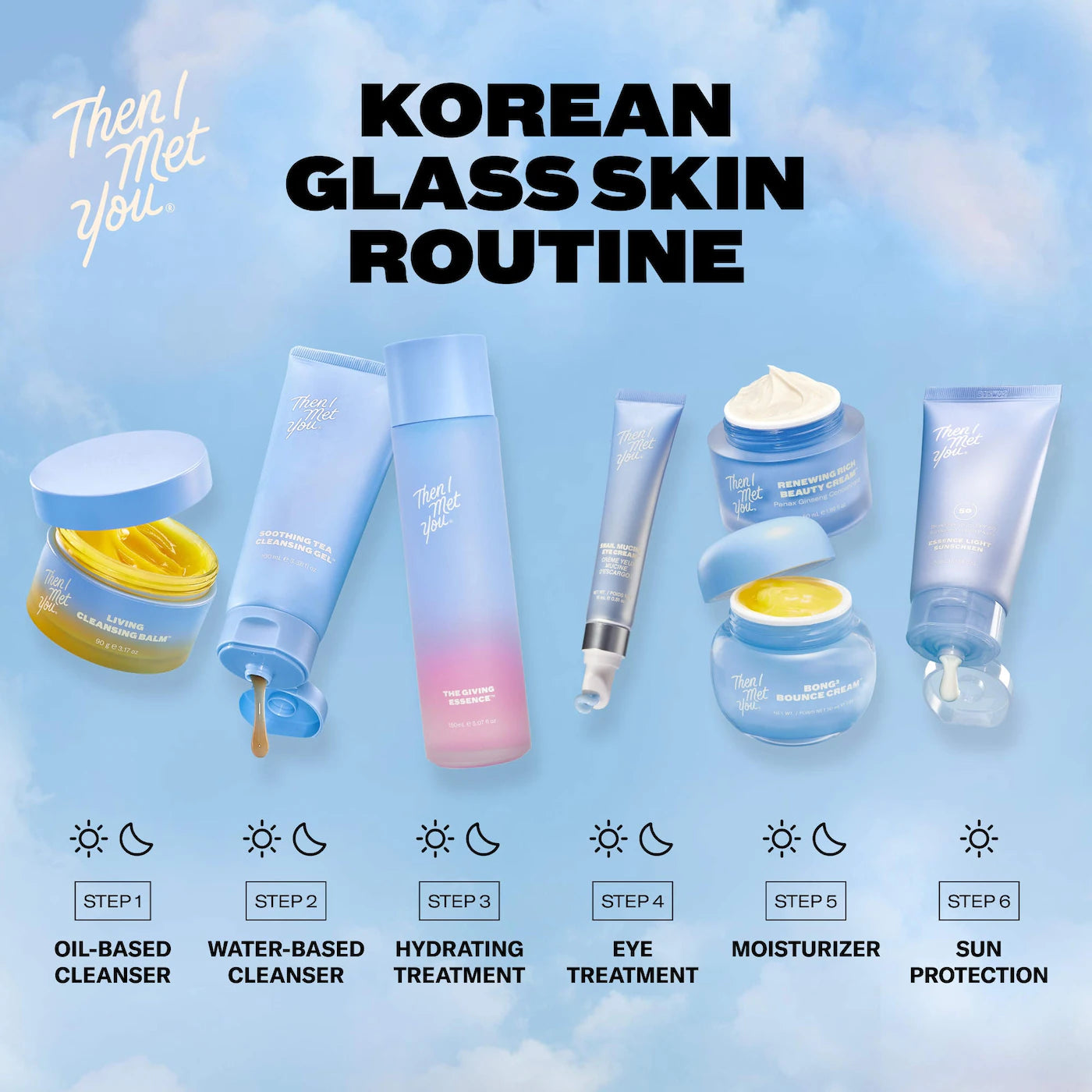 Then I Met You  Bong² Bounce Cream Brightening & Barrier Repair Korean Moisturizer with Vitamin C, Ceramides, & Collage