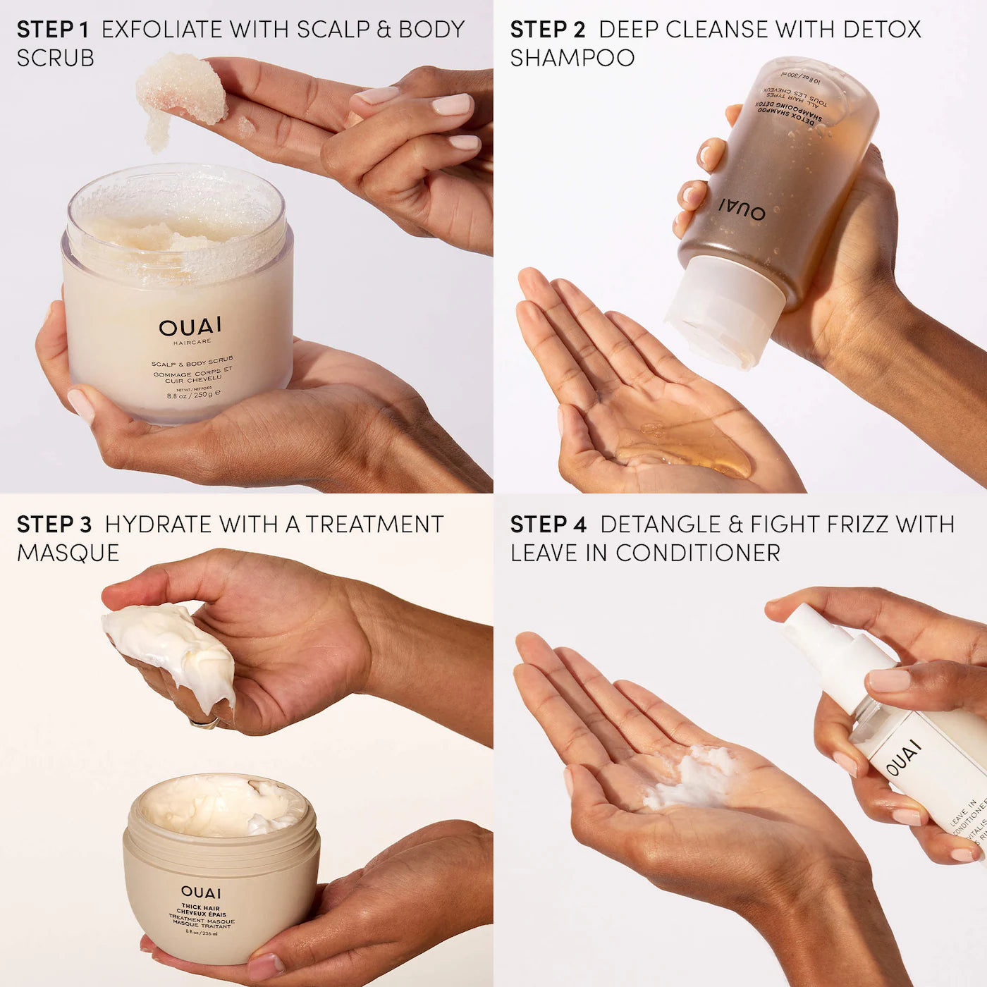 **OUAI Detox Clarifying Shampoo with Apple Cider Vinegar**